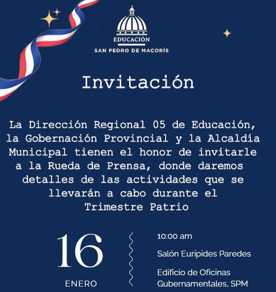 Invitación Trimestre Patrio